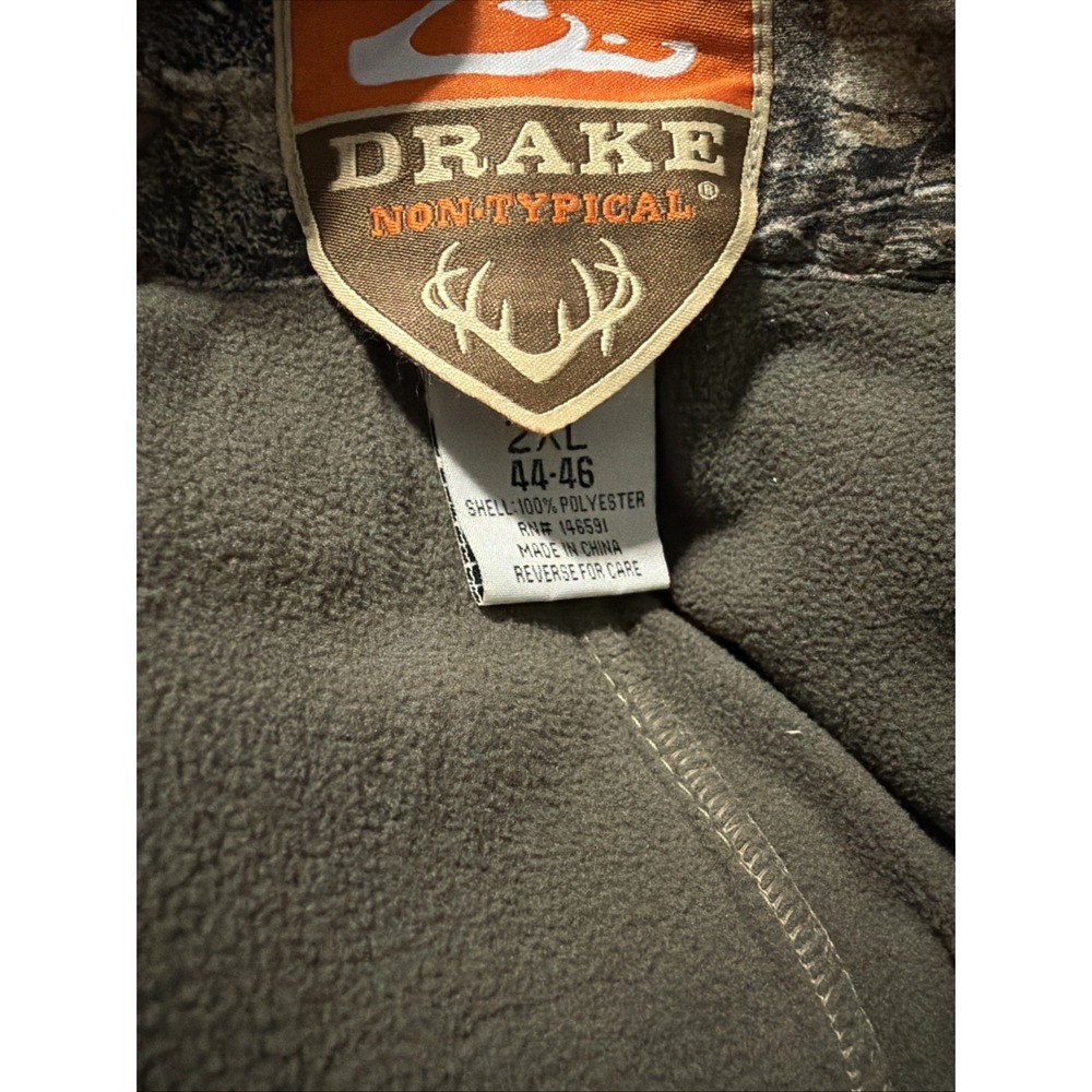NEW Drake Non-Typical Fleece Lined Pants Men's Sz XXL, RealTree Xtra‎ Camo - Picture 13 of 14